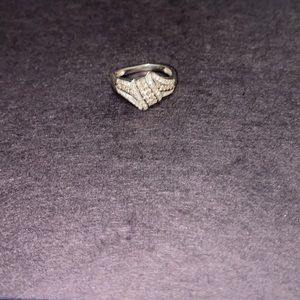 White gold ring